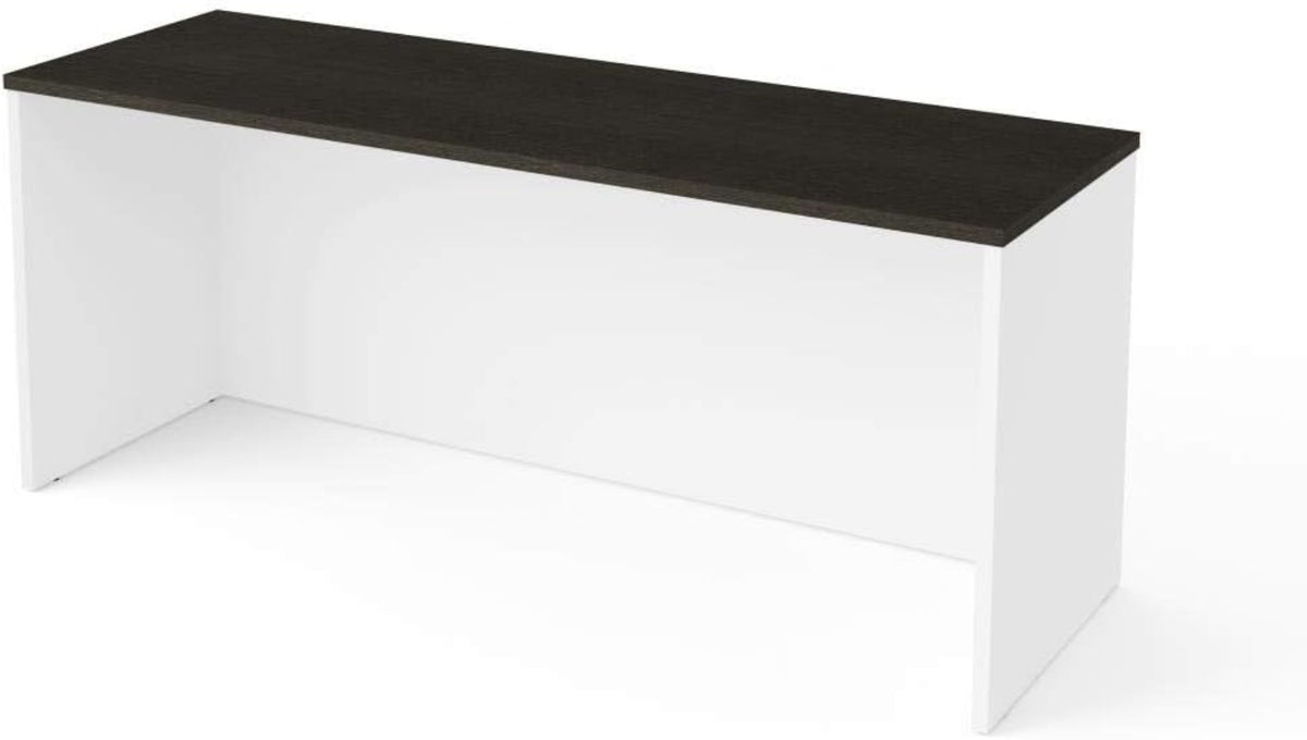 A-L94 BESTAR Pro-Concept Plus Narrow Desk Shell (White &amp; Deep Grey)