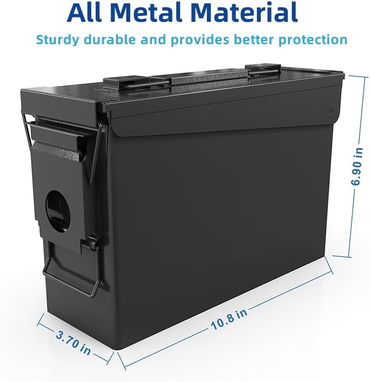 C-L173 Patron 30 Ammo Box Storage Case, 7/Box (Black)**