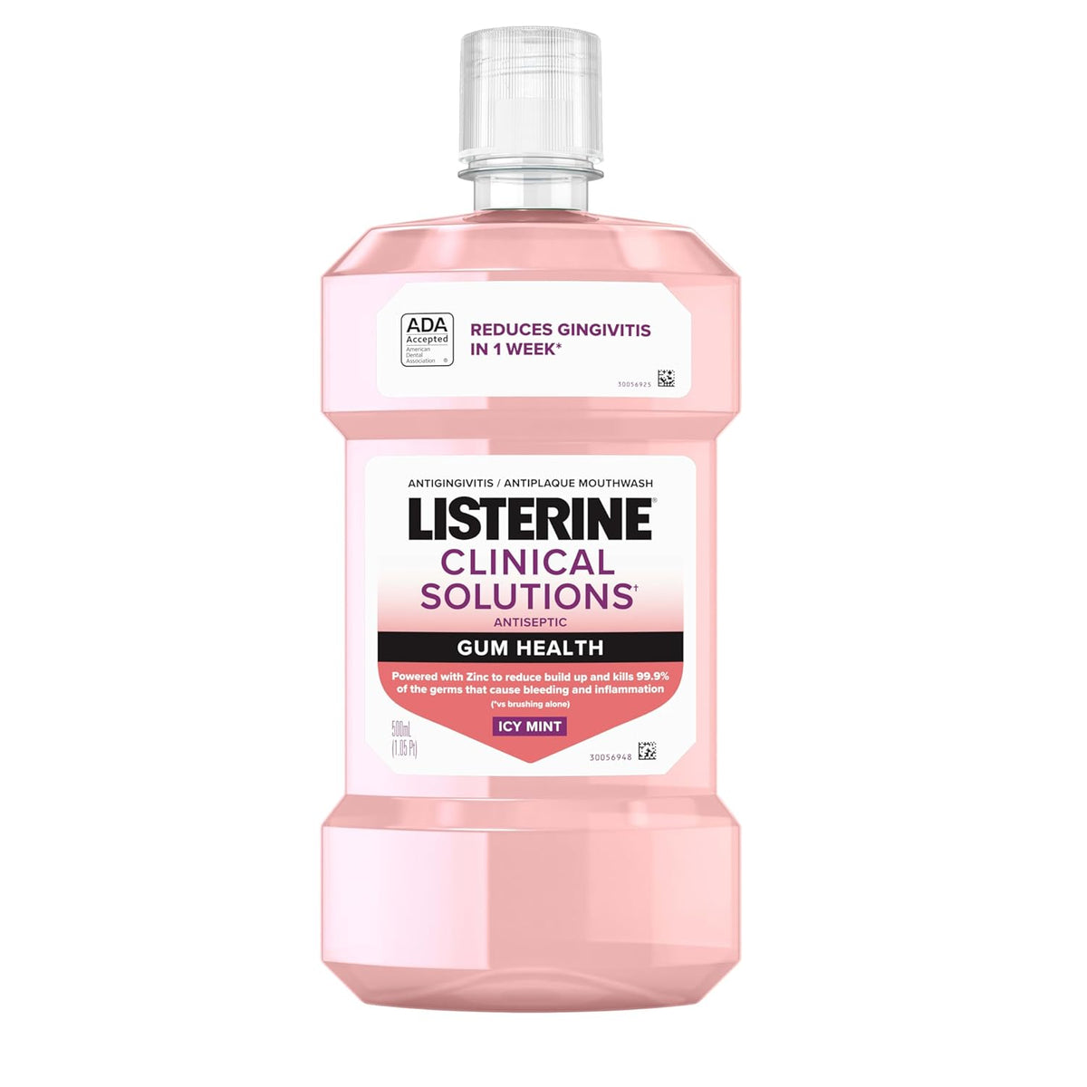 A-L142  6x LISTERINE Clinical Solutions Mouthwash Gum Health 500mL (ICY MINT)