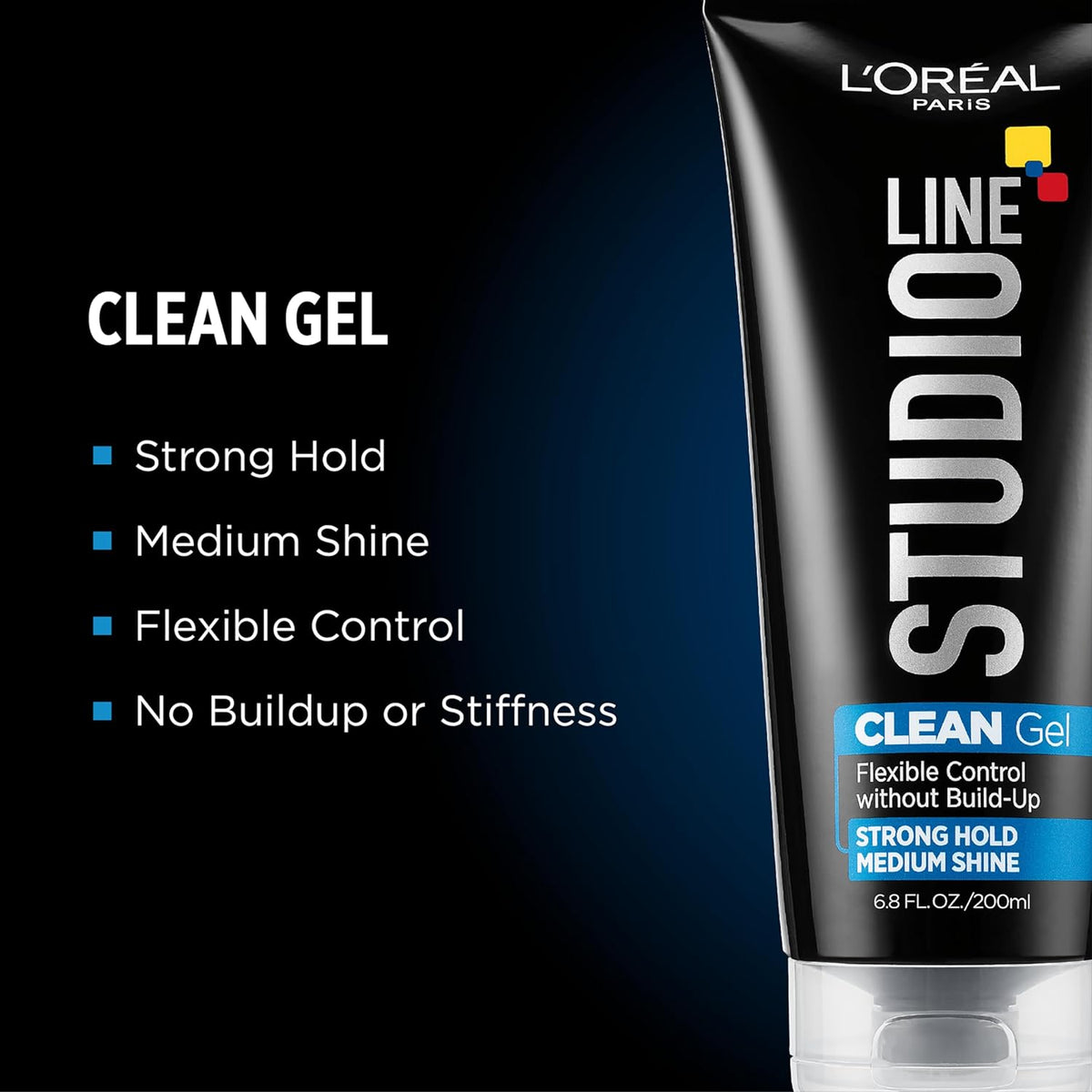 A-L208 6x L&#39;Oreal Paris Line Studio Clean Gel Strong Hold 6.8floz