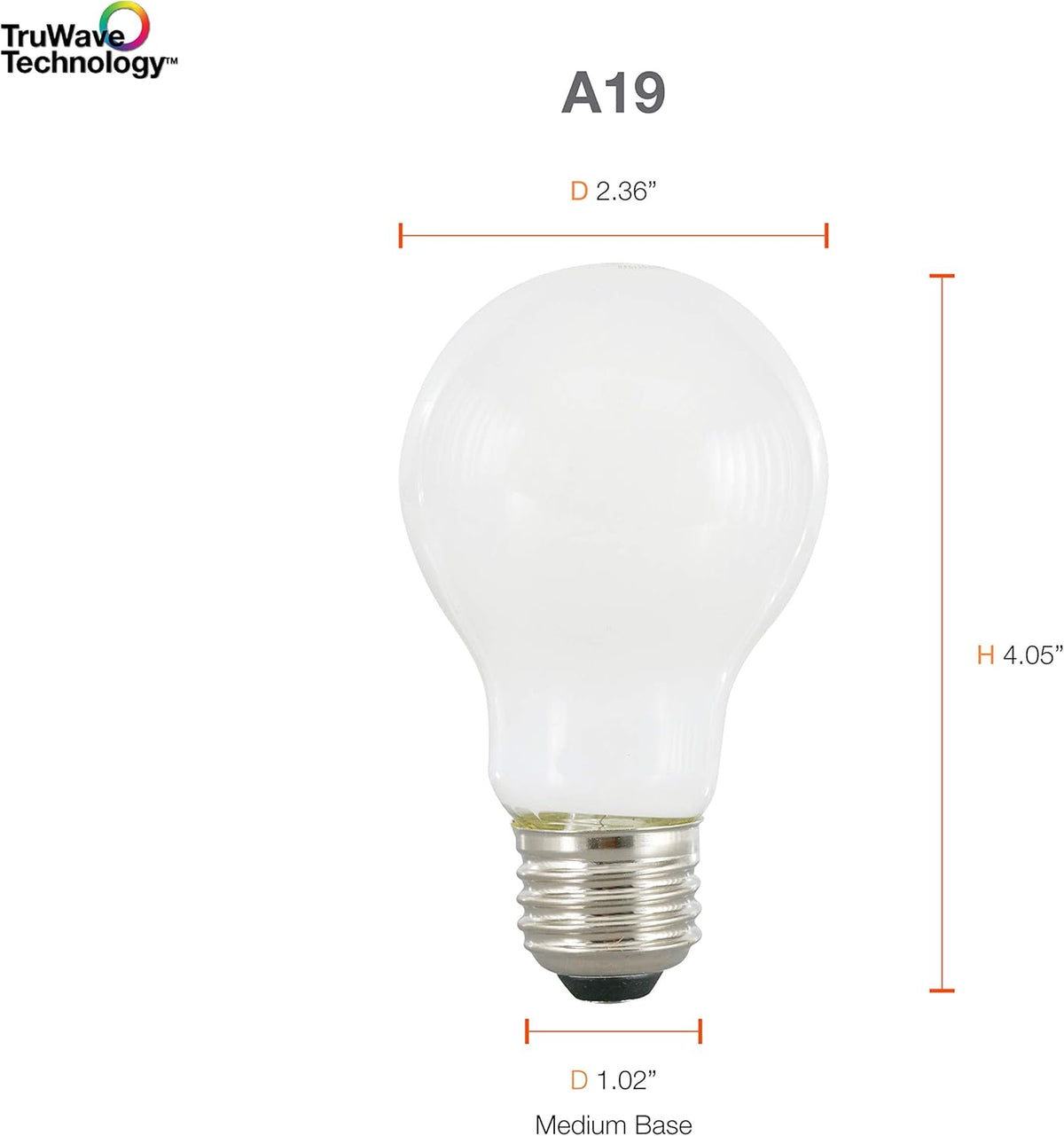 E-L9 6x Sylvania LED Lightbulb, 40 Watt, Dimmable (Soft White)