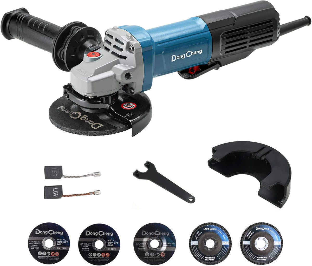 B-L126 DONG CHENG DSM17-115P Angle Grinder 9.2 AMP 4.5&quot;