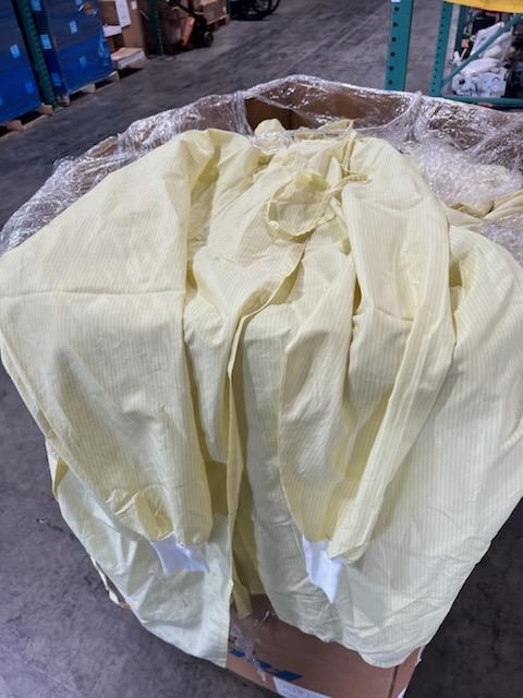 Lot #56 Yellow Medical Gowns