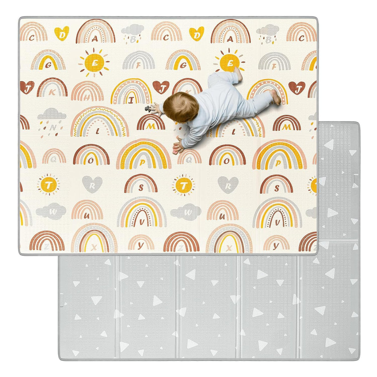 D-L164 BLISSFUL DIARY Baby Playmat 71&quot;x79&quot; PXDCHJ **DESIGN MAY DIFFER FROM STOCK PHOTO**