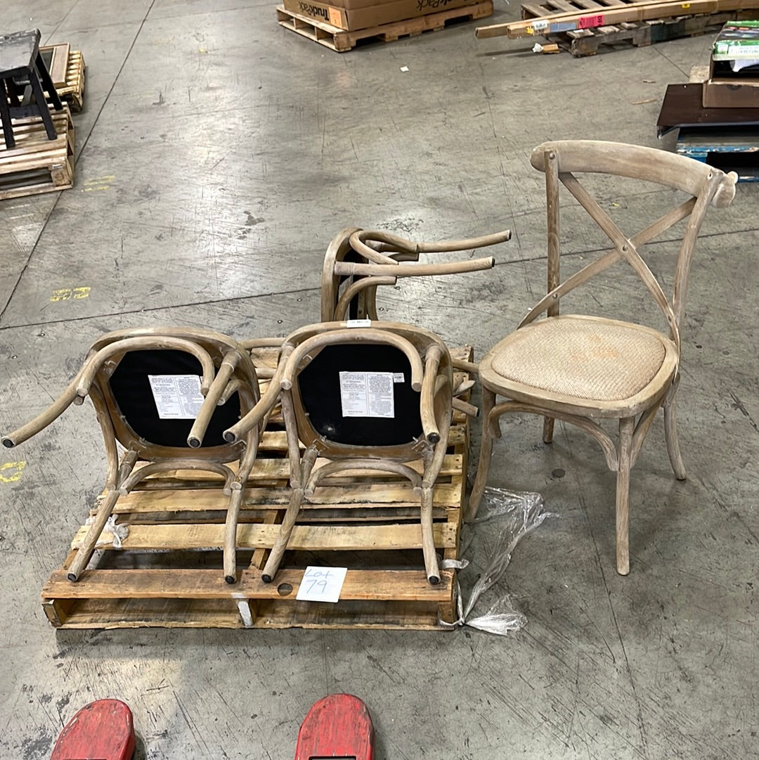 Lot #79 X4 Chairs