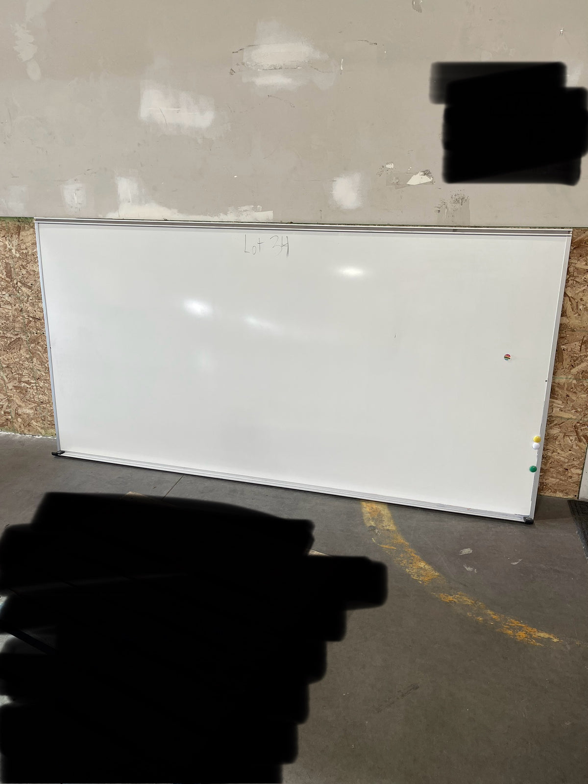 16 Lot #34 Used Whiteboard