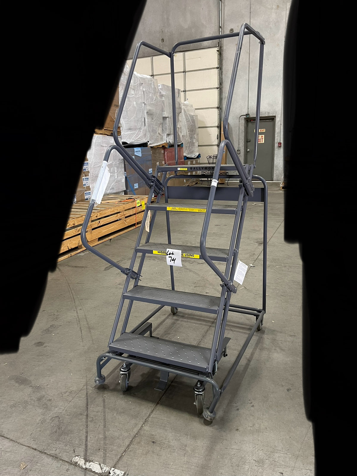 Lot #74 BallyMore 5 Step Rolling Ladder