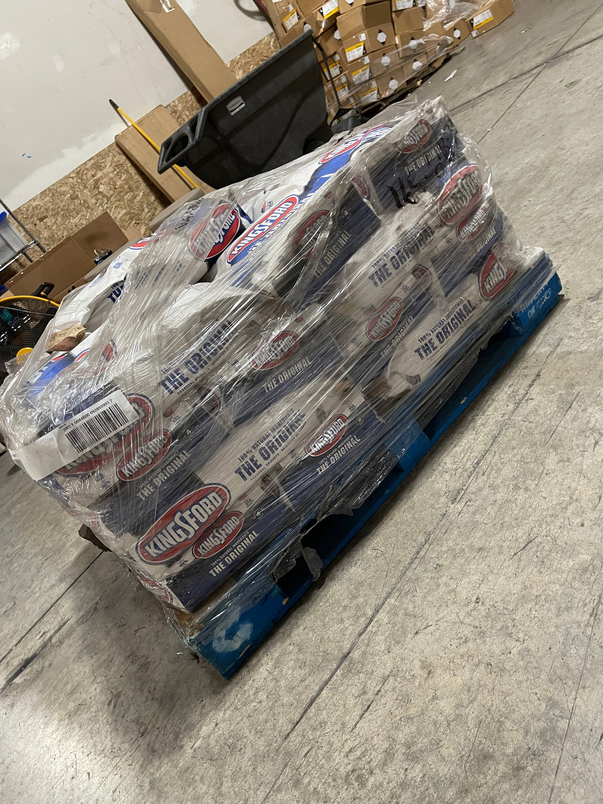 16b Lot #2 Pallet Of Kingsford Charcoal Briquettes 16lb Bags