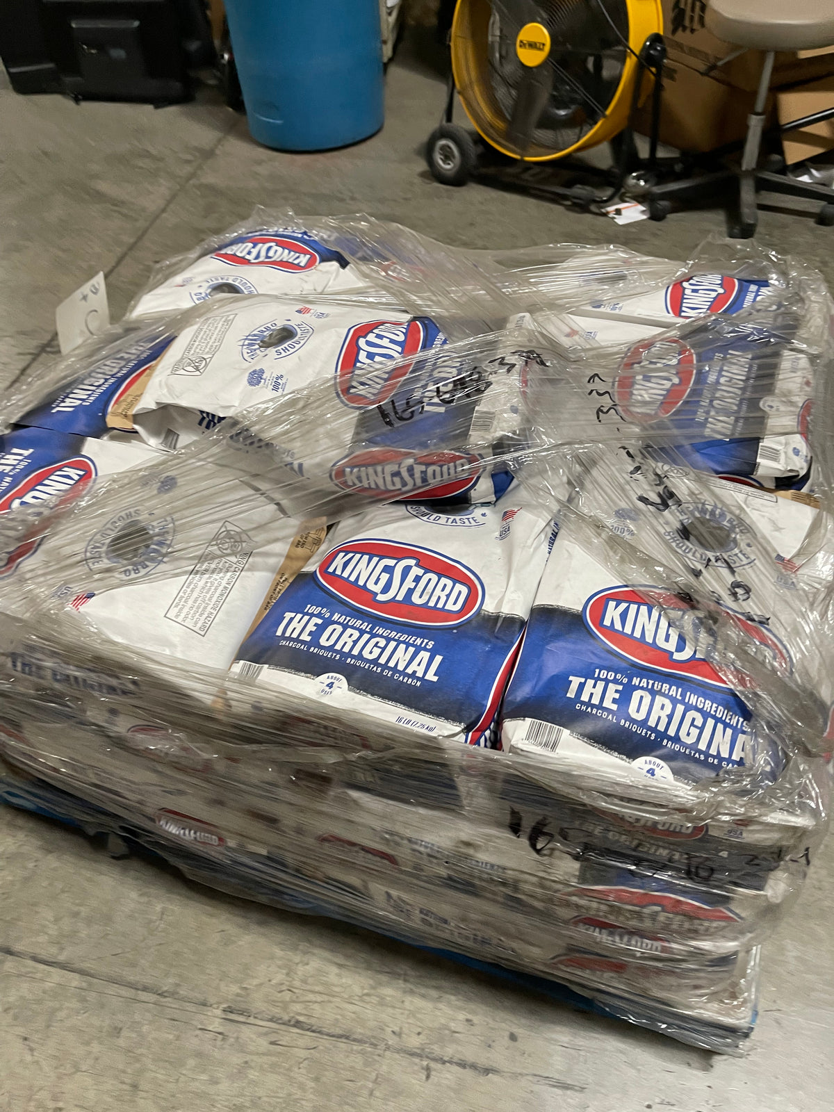 16b Lot #2 Pallet Of Kingsford Charcoal Briquettes 16lb Bags