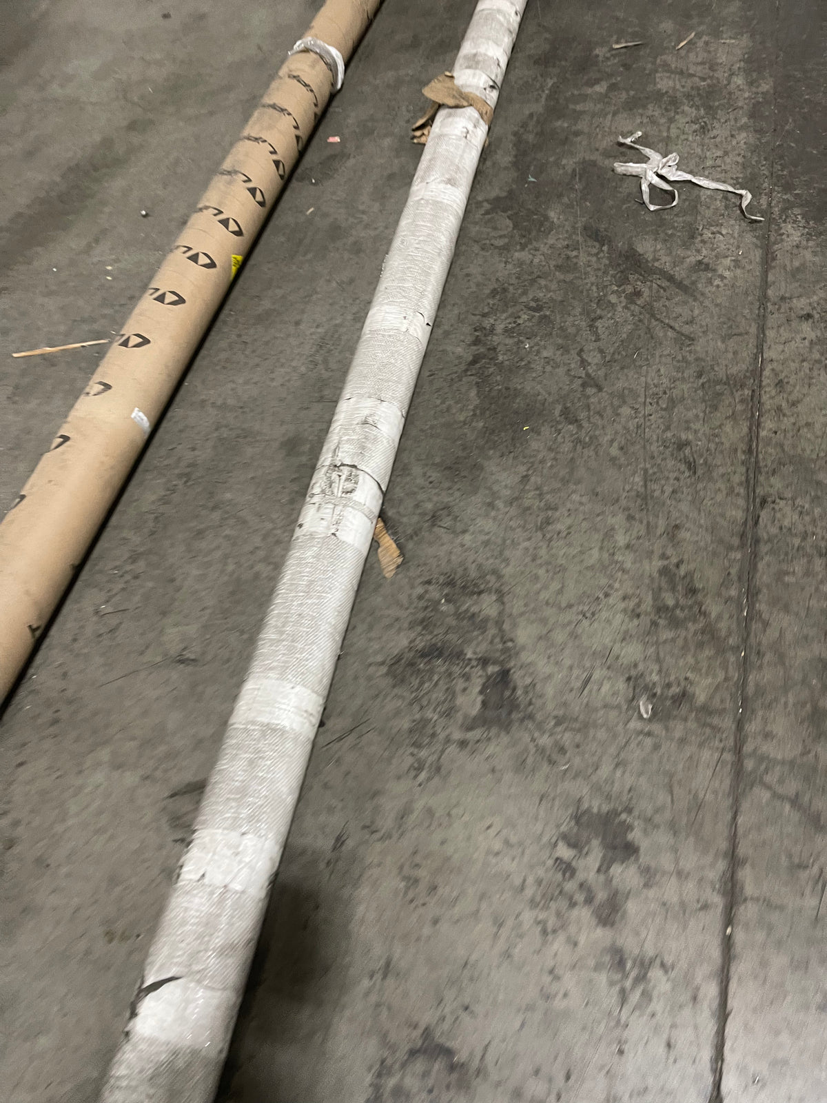 Lot #39 Pair Of Metal Poles