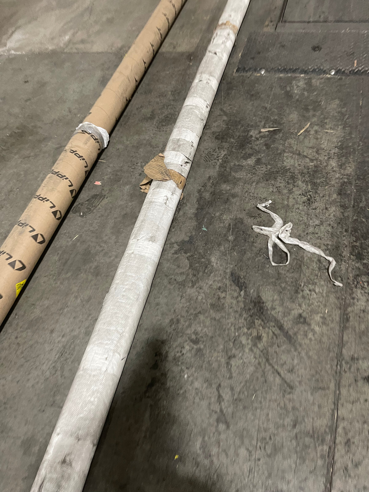 Lot #39 Pair Of Metal Poles