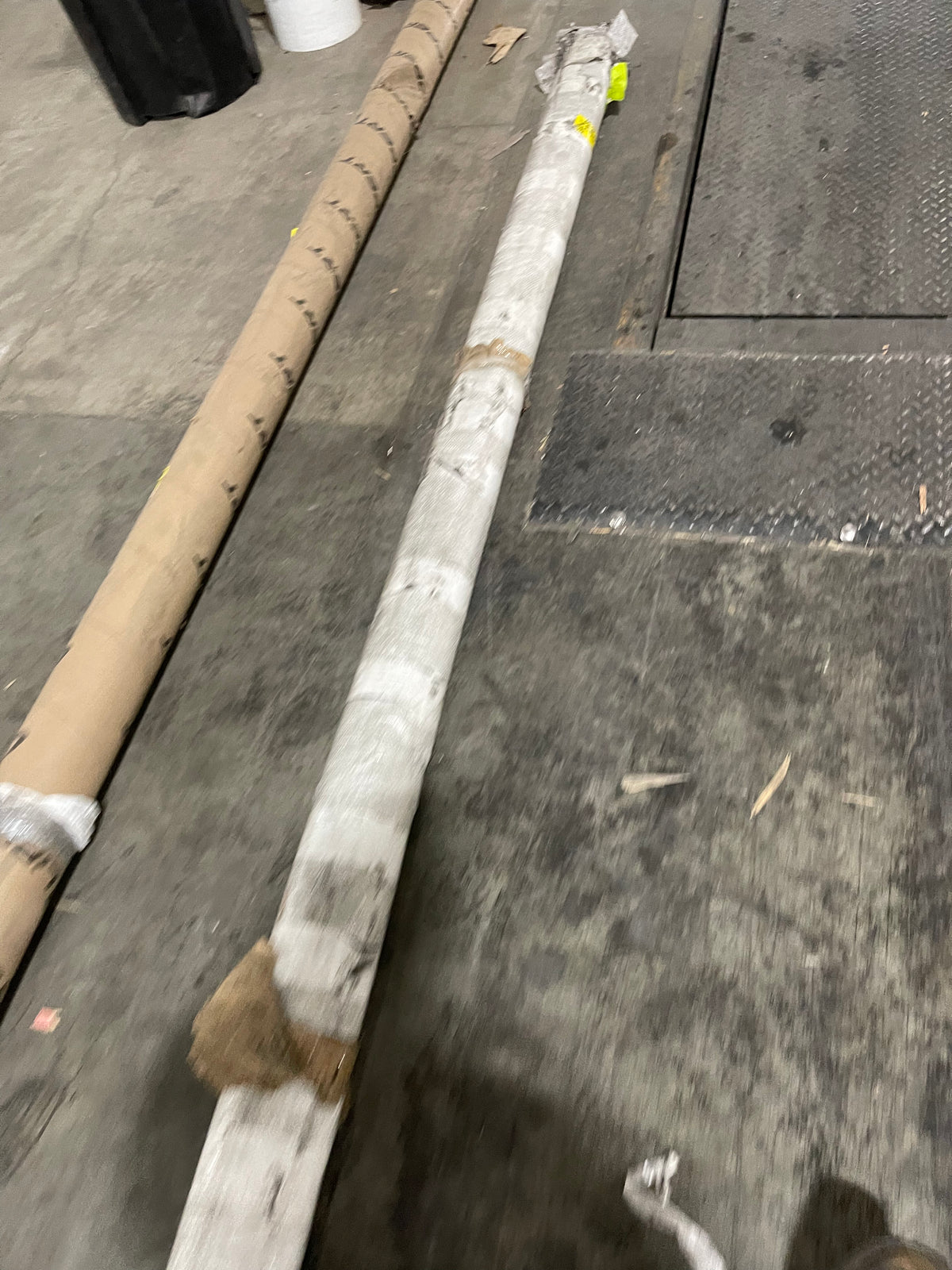 Lot #39 Pair Of Metal Poles