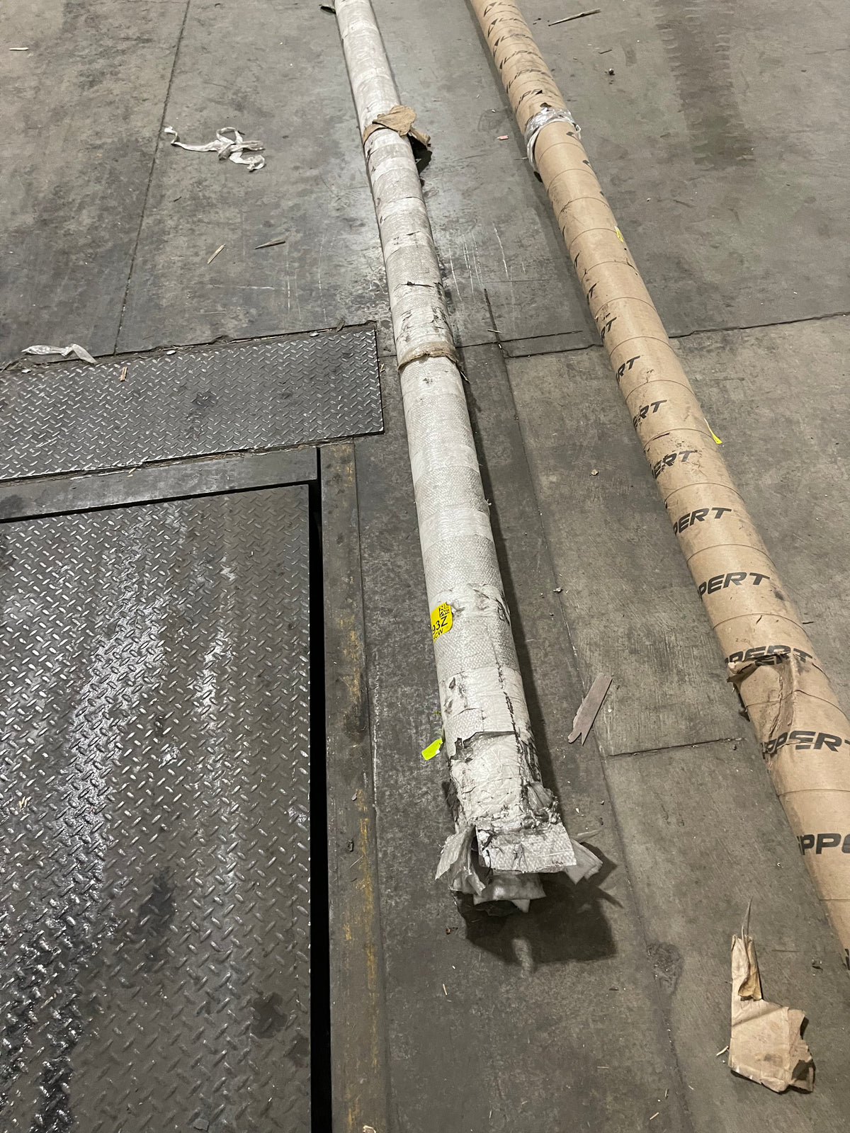 Lot #39 Pair Of Metal Poles