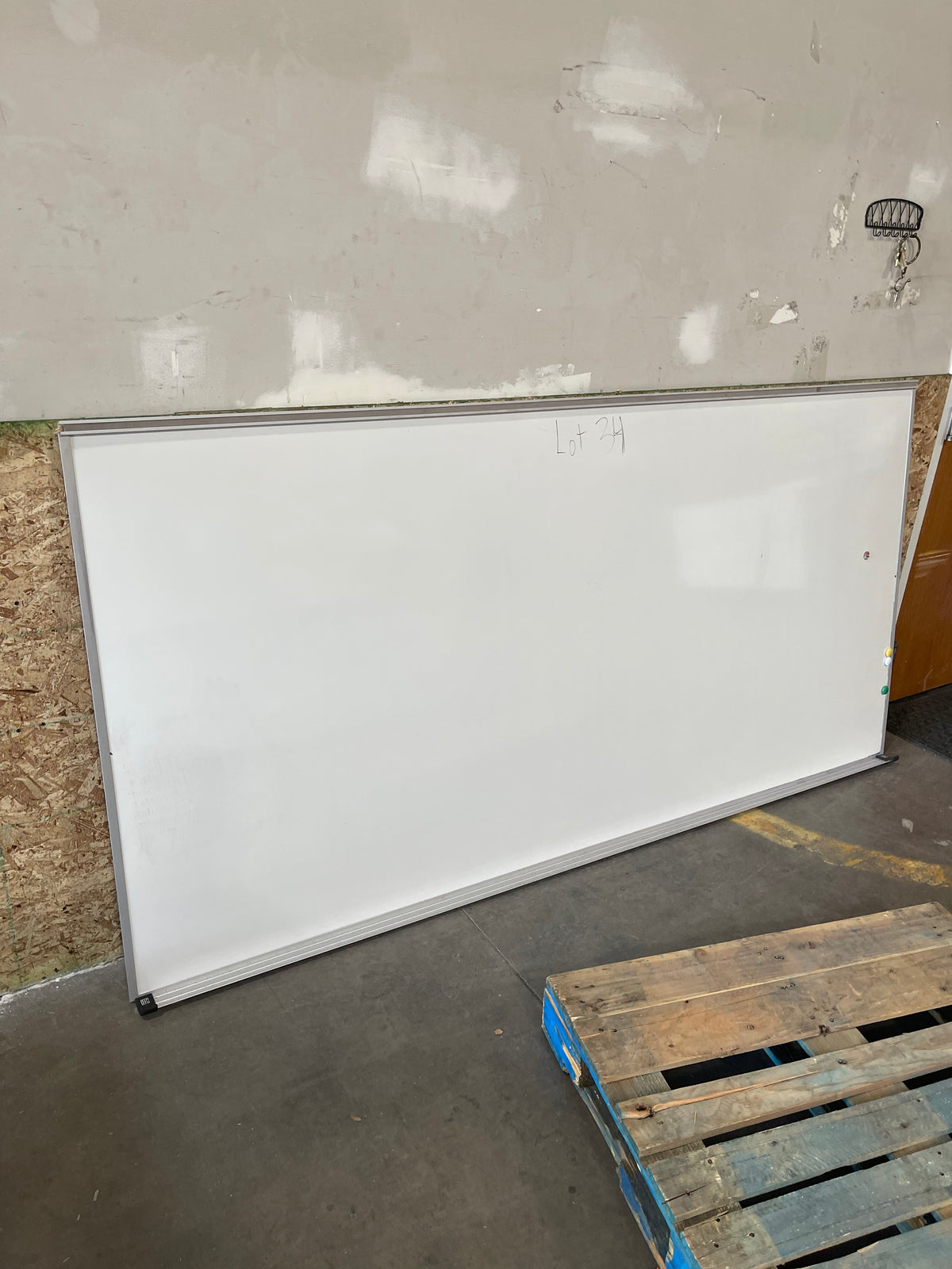 16 Lot #34 Used Whiteboard