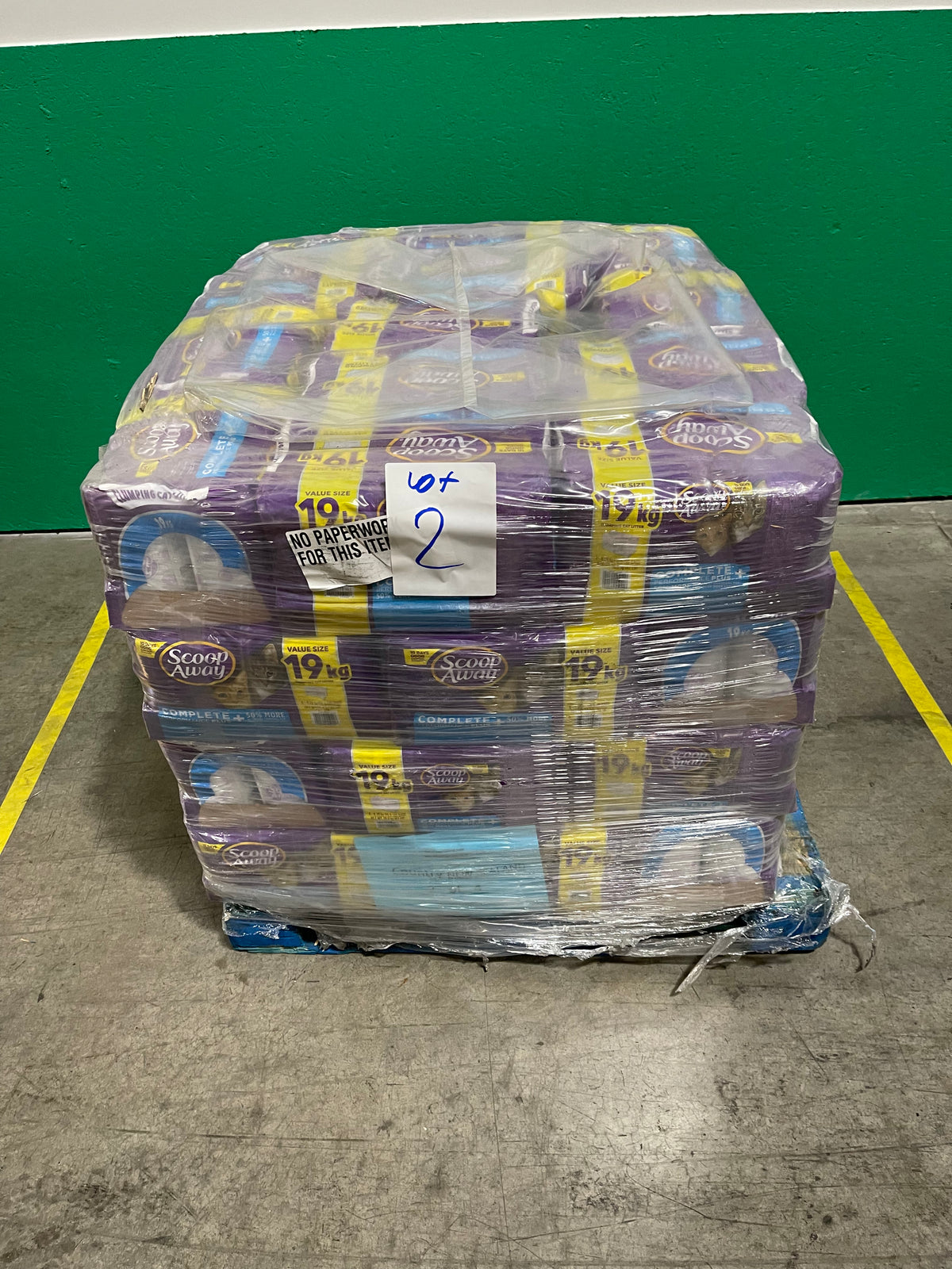 16a Lot #2 Pallet Of Scoop Away Performance Plus Cat Litter