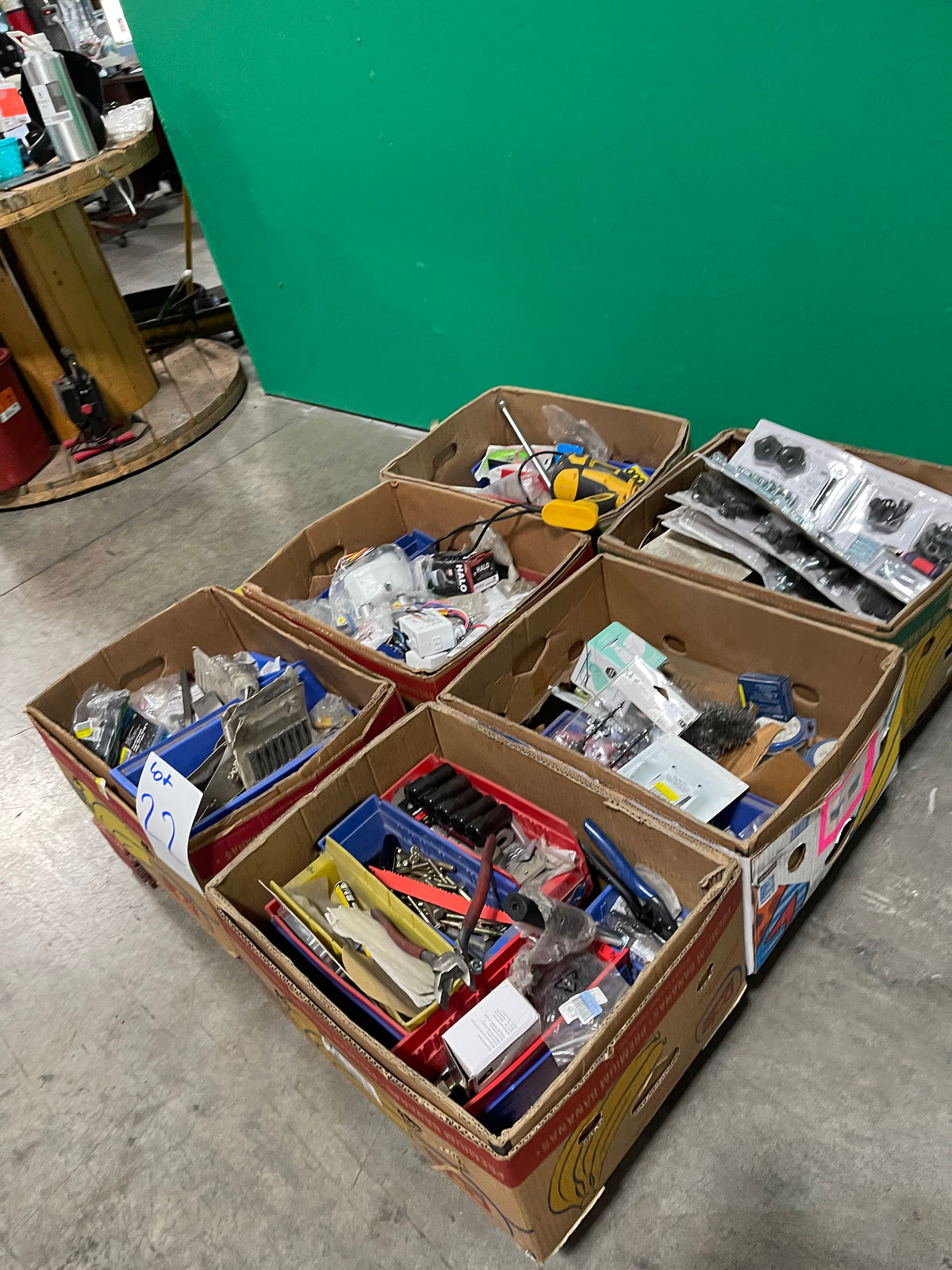 17b Lot #22 Pallet Of Assorted Hardware And Tools