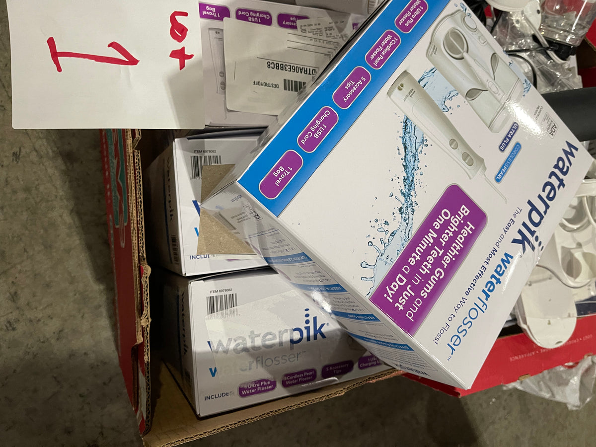 15a Lot #1 Pallet Of Waterpik Water Flossers *Unsealed Untested*