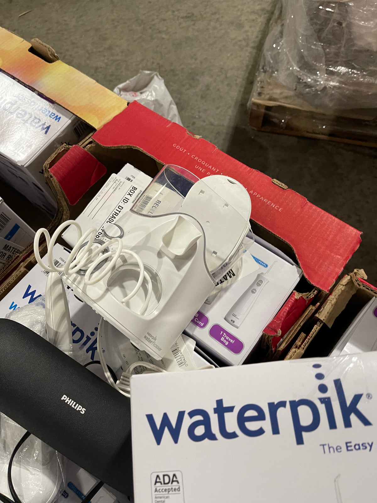 15a Lot #1 Pallet Of Waterpik Water Flossers *Unsealed Untested*