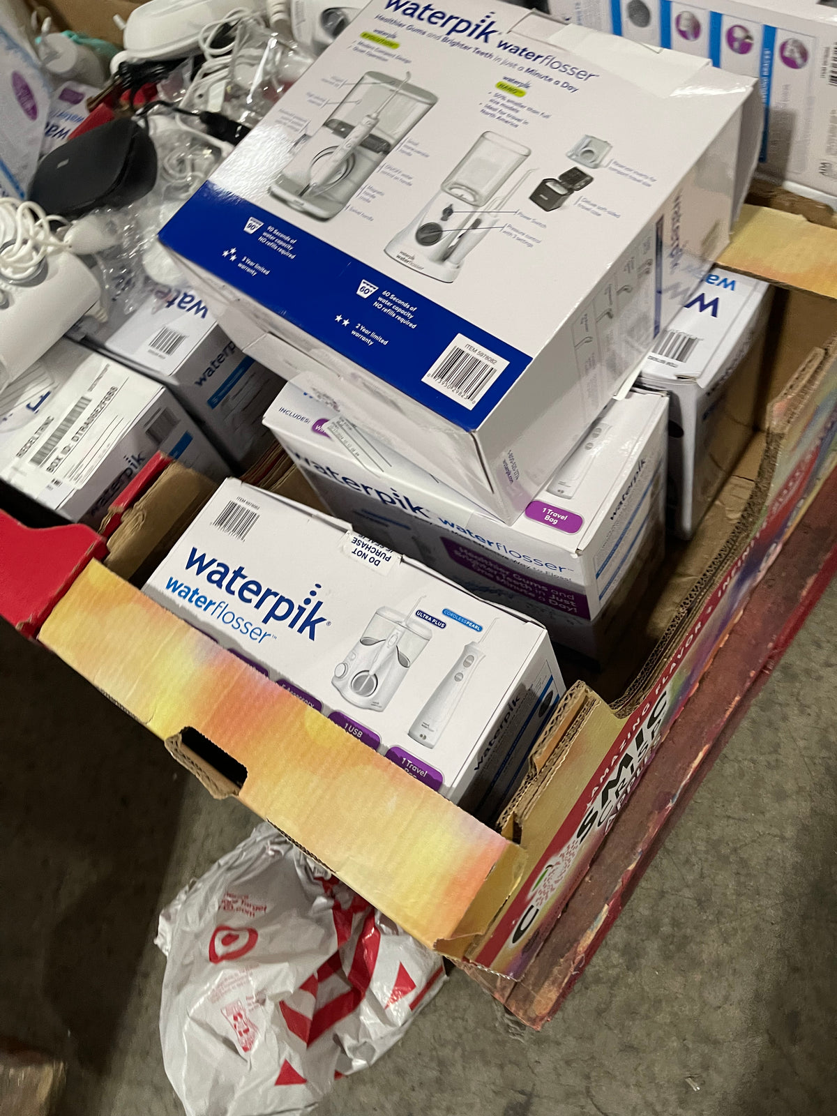 15a Lot #1 Pallet Of Waterpik Water Flossers *Unsealed Untested*