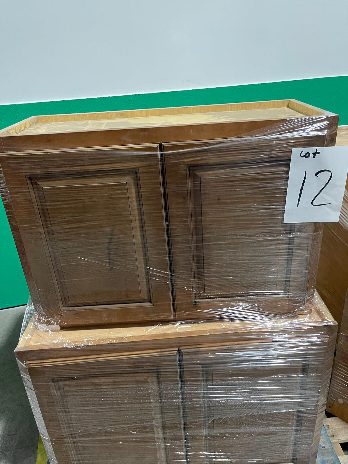 15a Lot #12 Two Pallets Of AWA Kitchen Cabinets