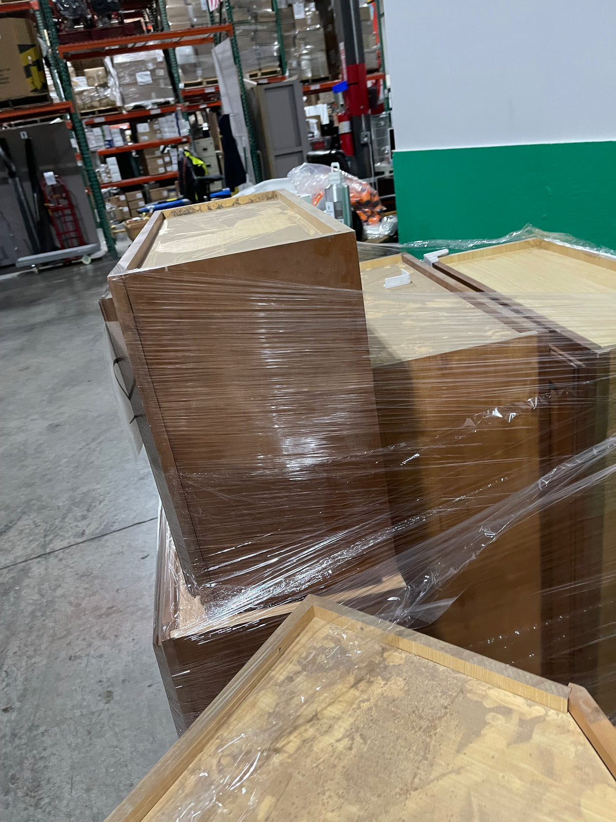 15a Lot #12 Two Pallets Of AWA Kitchen Cabinets