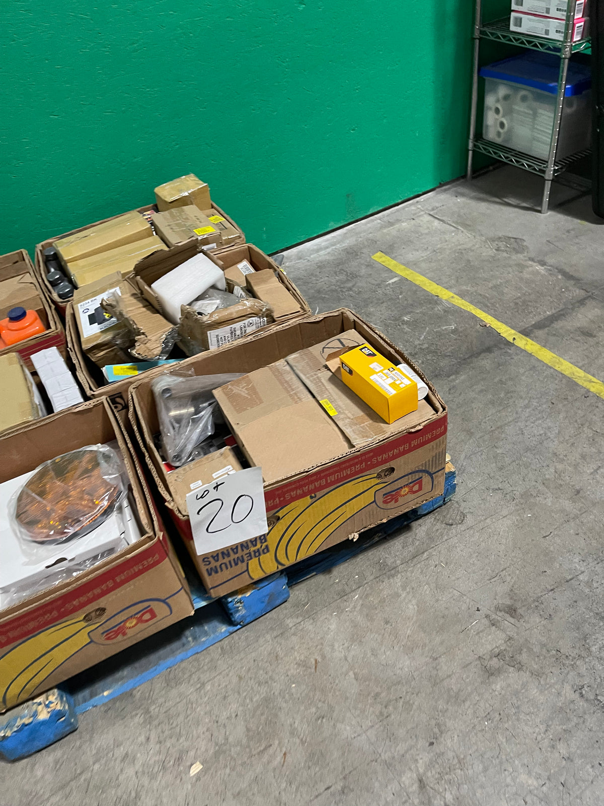 17c Lot #20 Pallet Of Assorted Hardware Mostly Car Related Parts, CAT Coolant Conditioner, Lights And More!