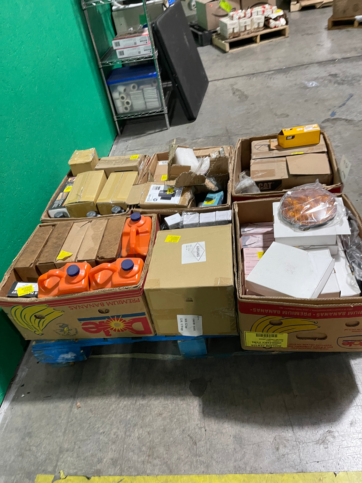 17c Lot #20 Pallet Of Assorted Hardware Mostly Car Related Parts, CAT Coolant Conditioner, Lights And More!