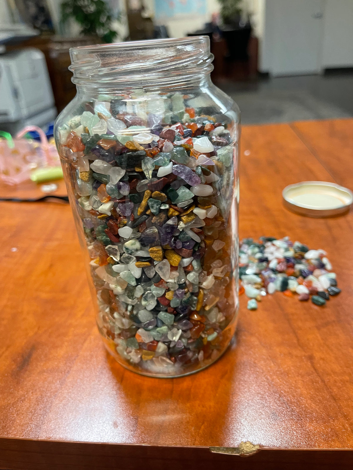 Lot #32 Lot Of Assorted Gemstones, Rocks And A Couple Fossils!