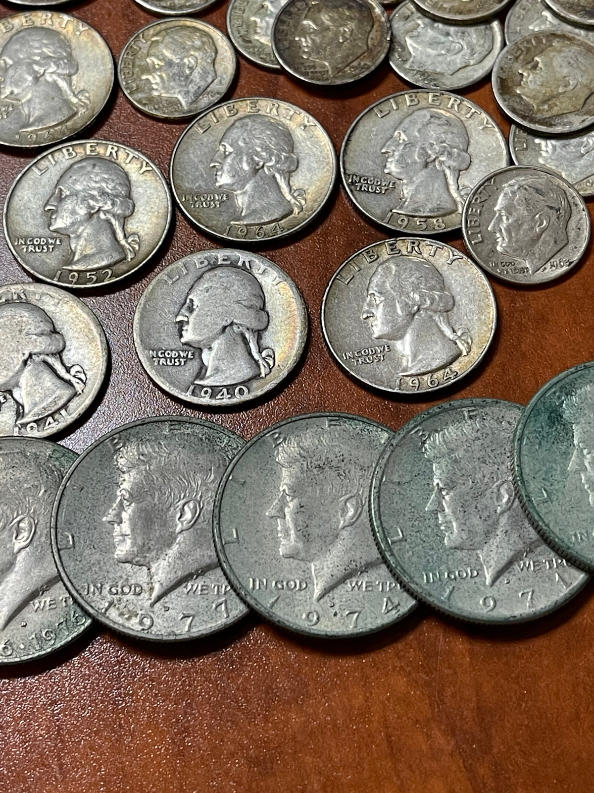 Lot #34 Lot Of American Coins 1940-1983 Varying Condition Some Silver See Photos!