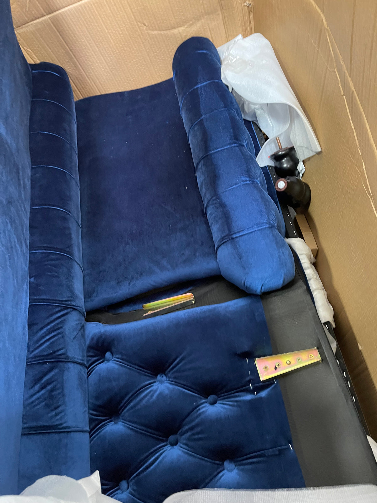 Lot #8 Navy Blue Couch