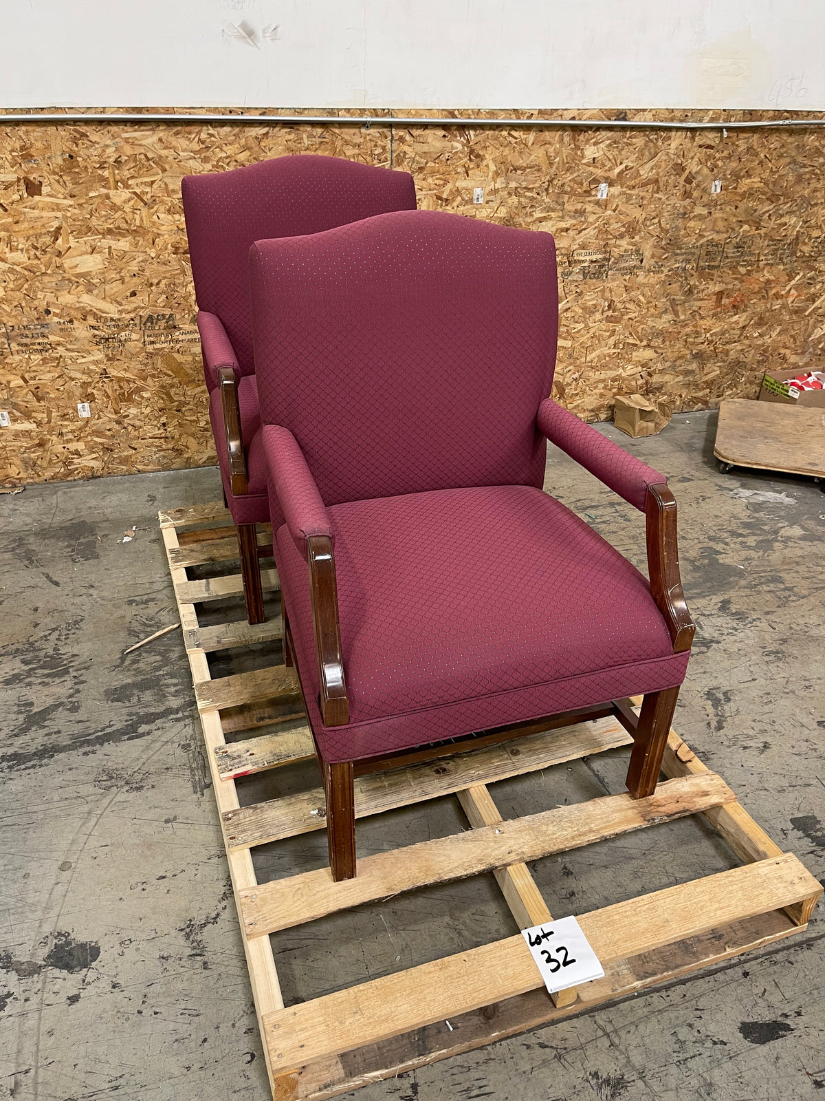 Lot #32 Used Chairs X2