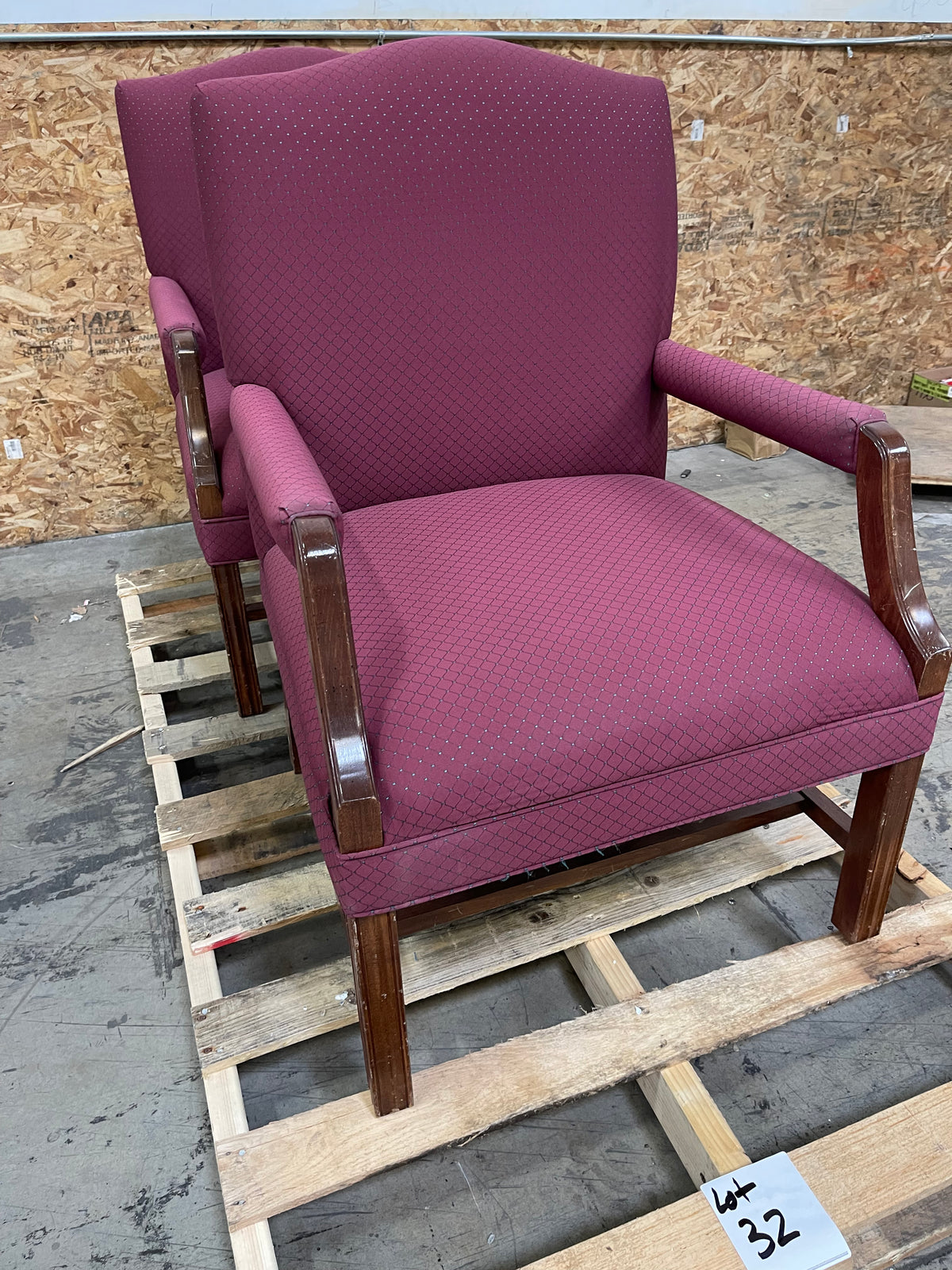 Lot #32 Used Chairs X2