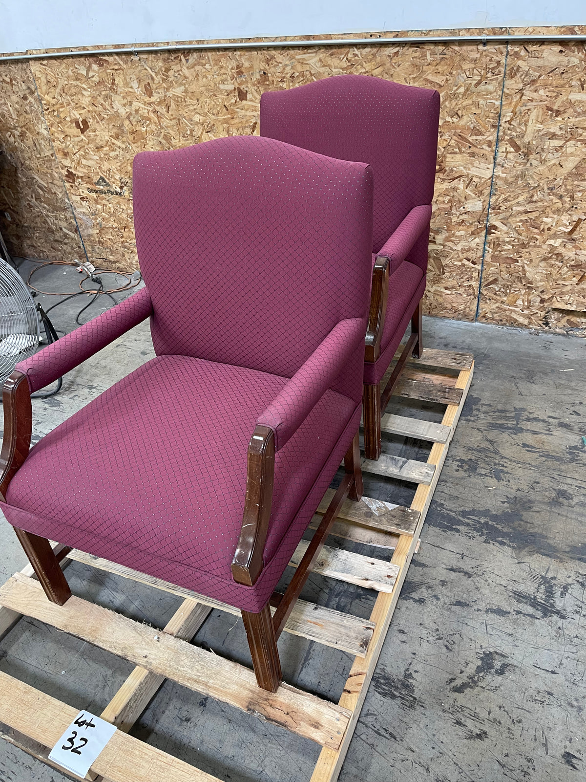 Lot #32 Used Chairs X2