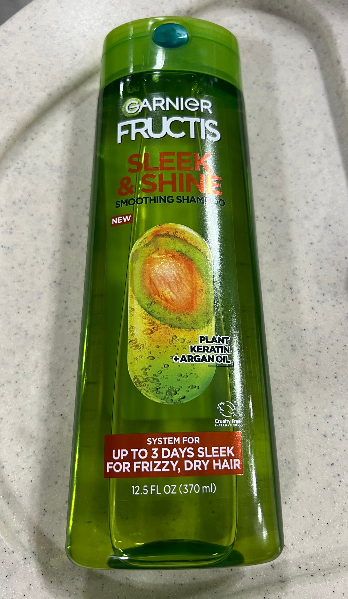 A-L126 6x Garnier Fructic Sleek &amp; Shine Smoothing Shampoo, 6 Bottles Of 12.5oz