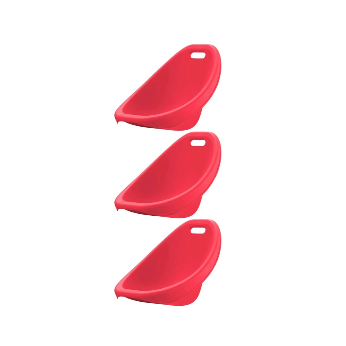 B-L83 Kid&#39;s Scoop Rocker Chair - Lot Of 3 (Red)