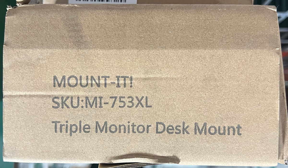 C-L98 Mount-It! Triple Monitor Mount, 3 Computer Screen Desk Stand, Fits Up 32&quot; Displays