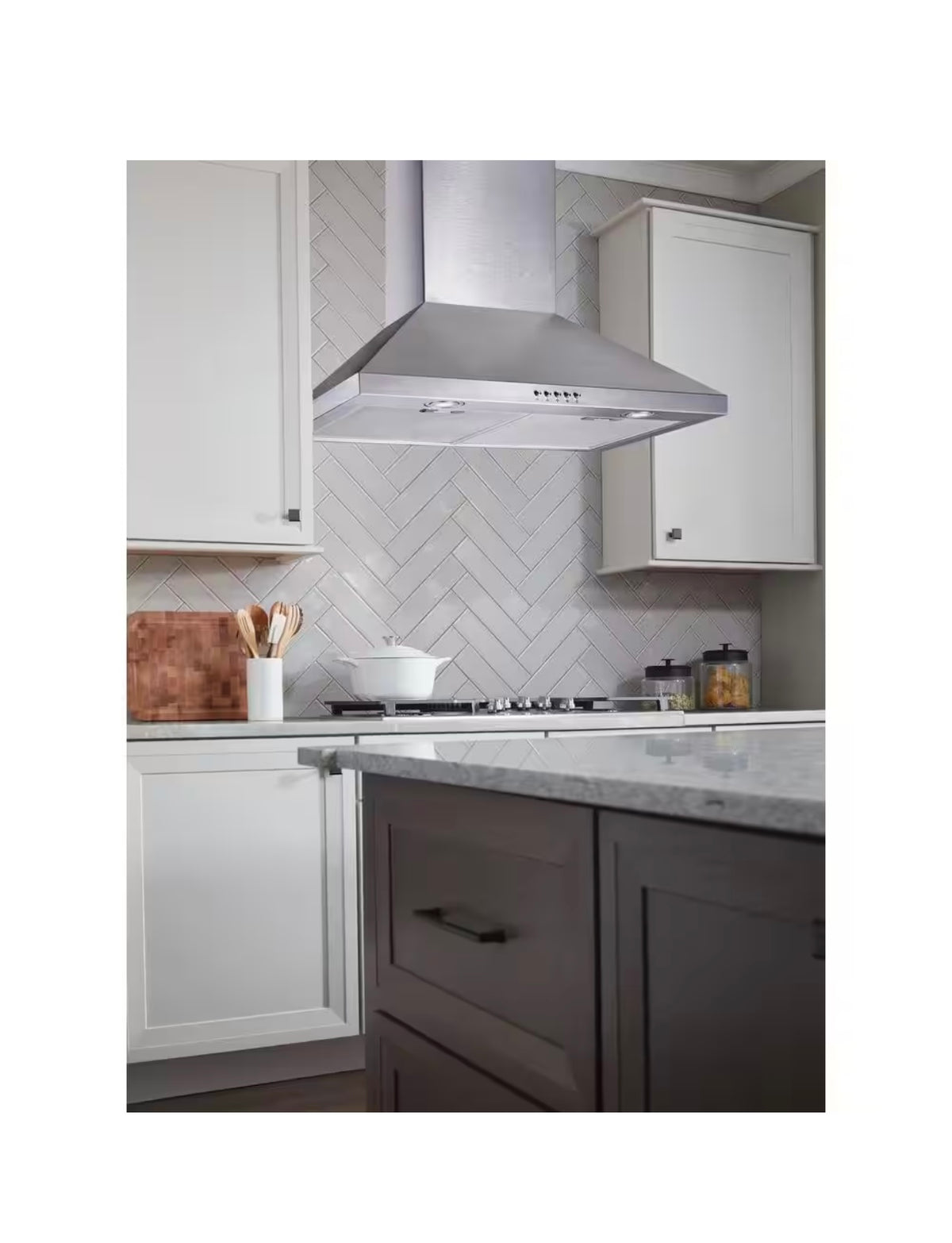 D-L179 Vissani 30&quot; W Convertible Wall Mount Range Hood, Stainless Steel MSRP: $242.49