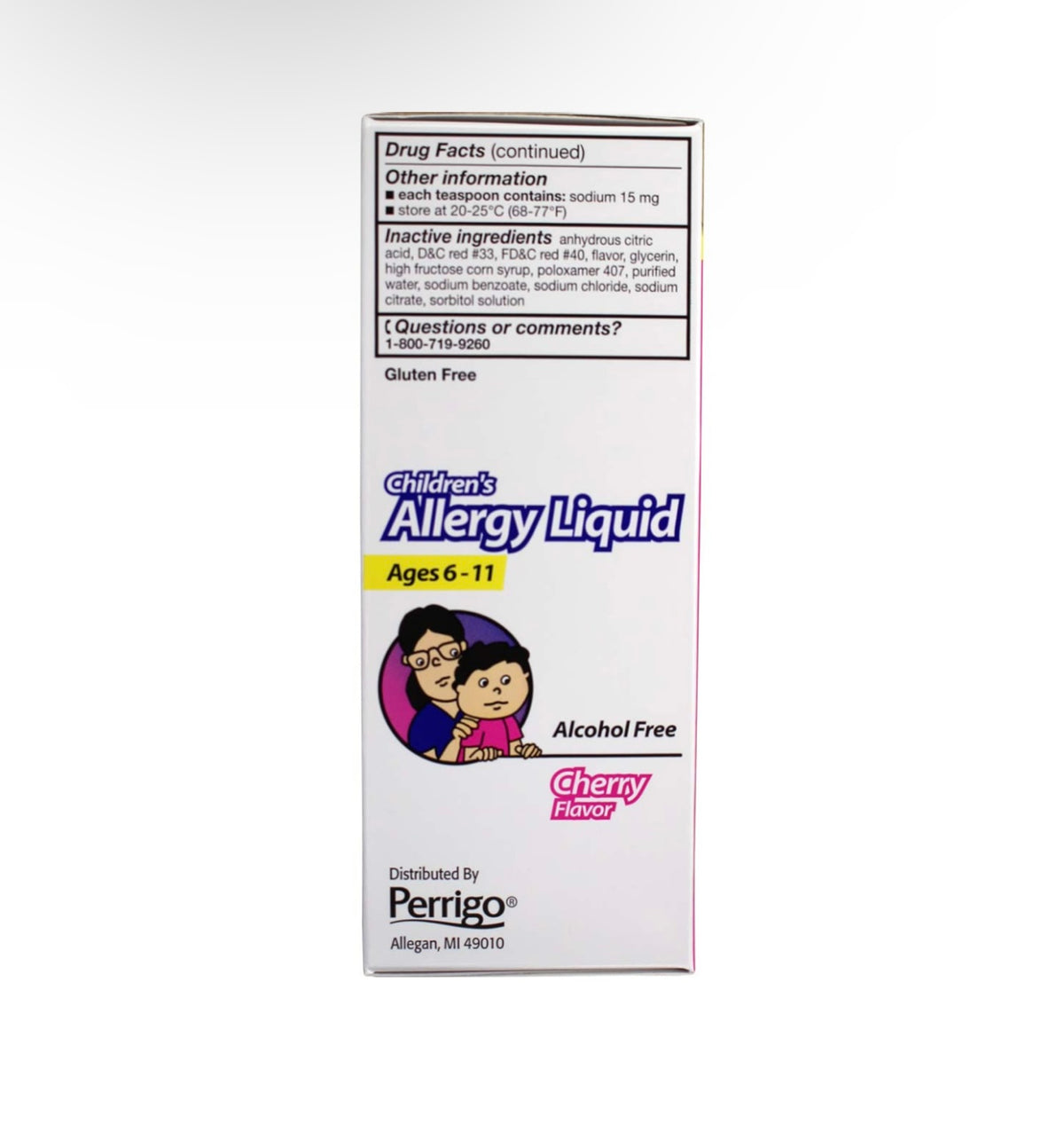 E-L175 6X Goodsense Children&#39;s Allergy Liquid Cherry Flavor 4 floz  EXPIRATION 02/2026