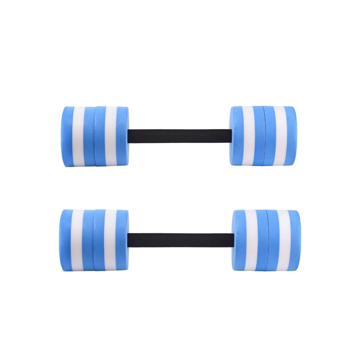 A-L74 Pair Of 2 30&quot; Foam Water Barbells, Water Fitness Equipment (Blue)