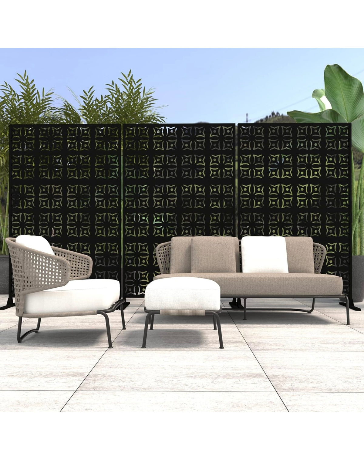 L44 Nisong Metal Privacy Screen