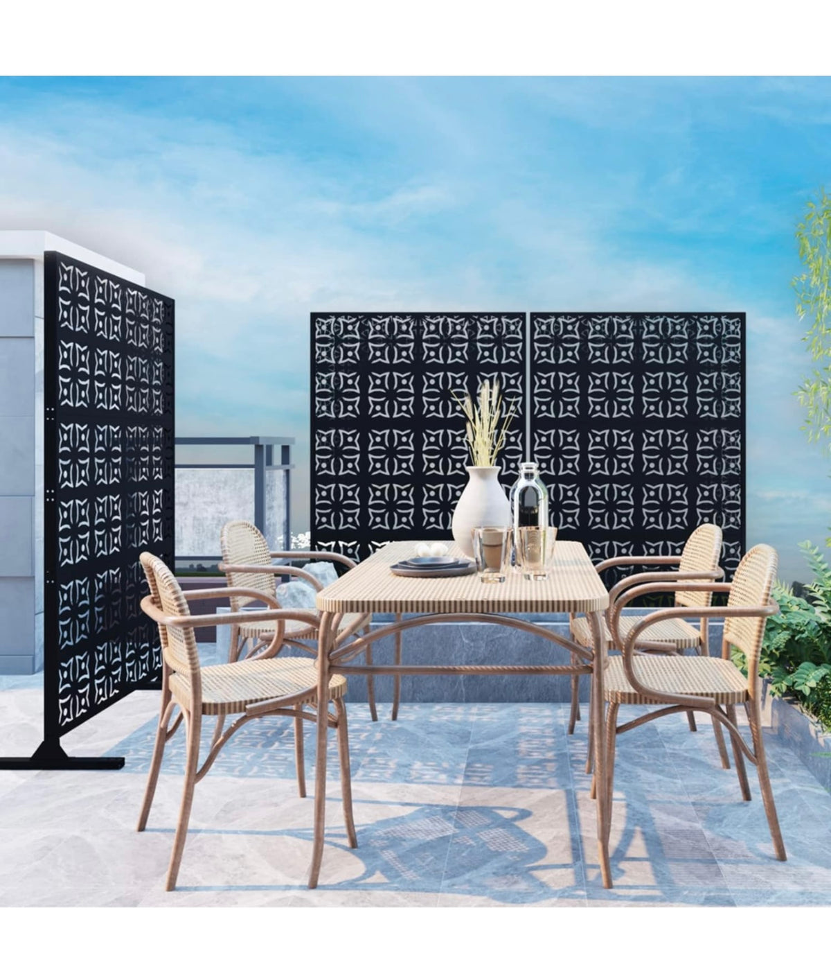 L44 Nisong Metal Privacy Screen