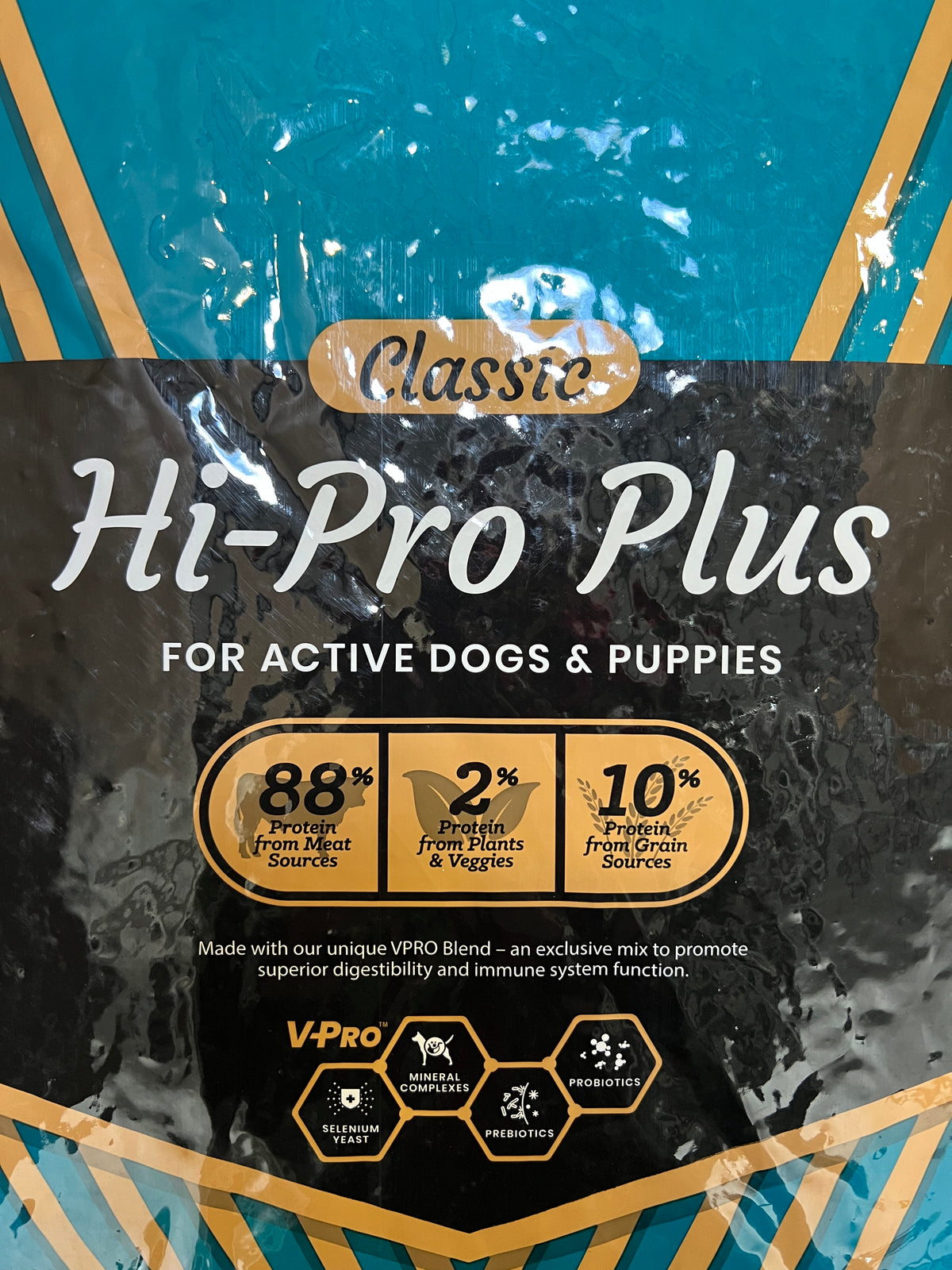 L141 2x Victor Hi-Pro Plus Dog Food For Active Dogs &amp; Puppies