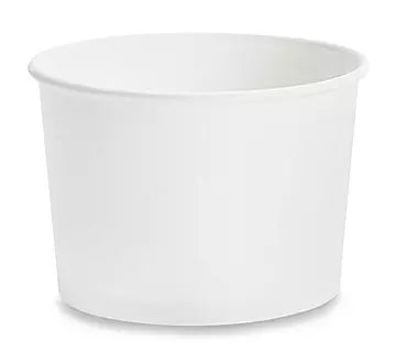 D-L13  250x 16oz Soup Containers w/ Lid (White)