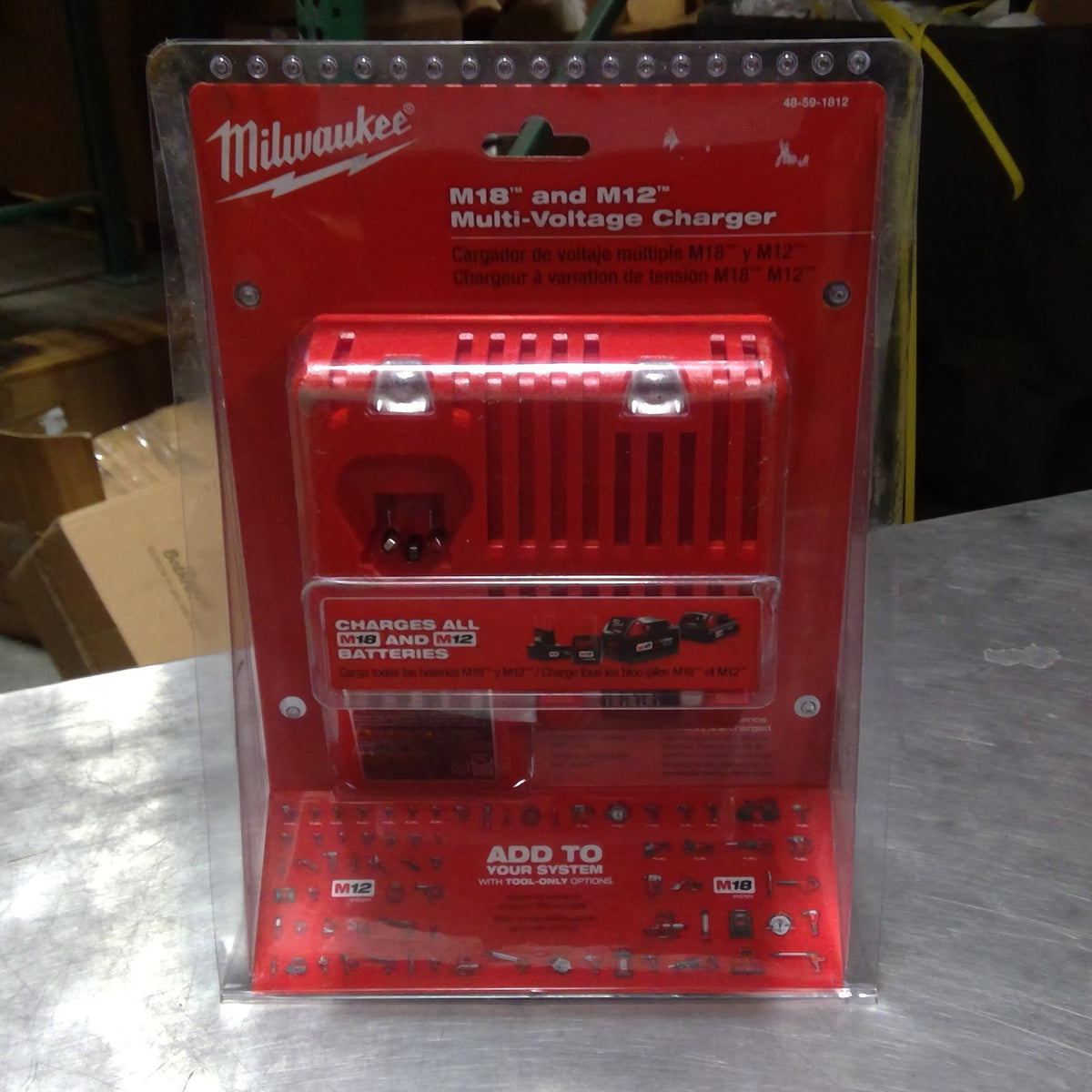 E-L38 MILWAUKEE M18 &amp; M12 Multi Voltage Charger Jan29