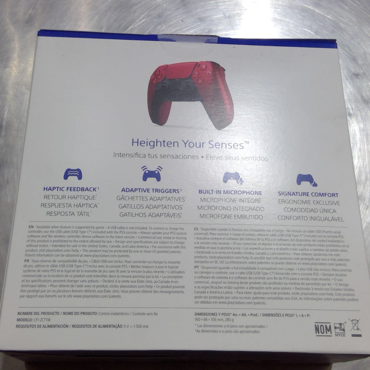 A-L134 SONY PLAYSTATION DUALSENSE Wireless Controller For PS5 (Red)