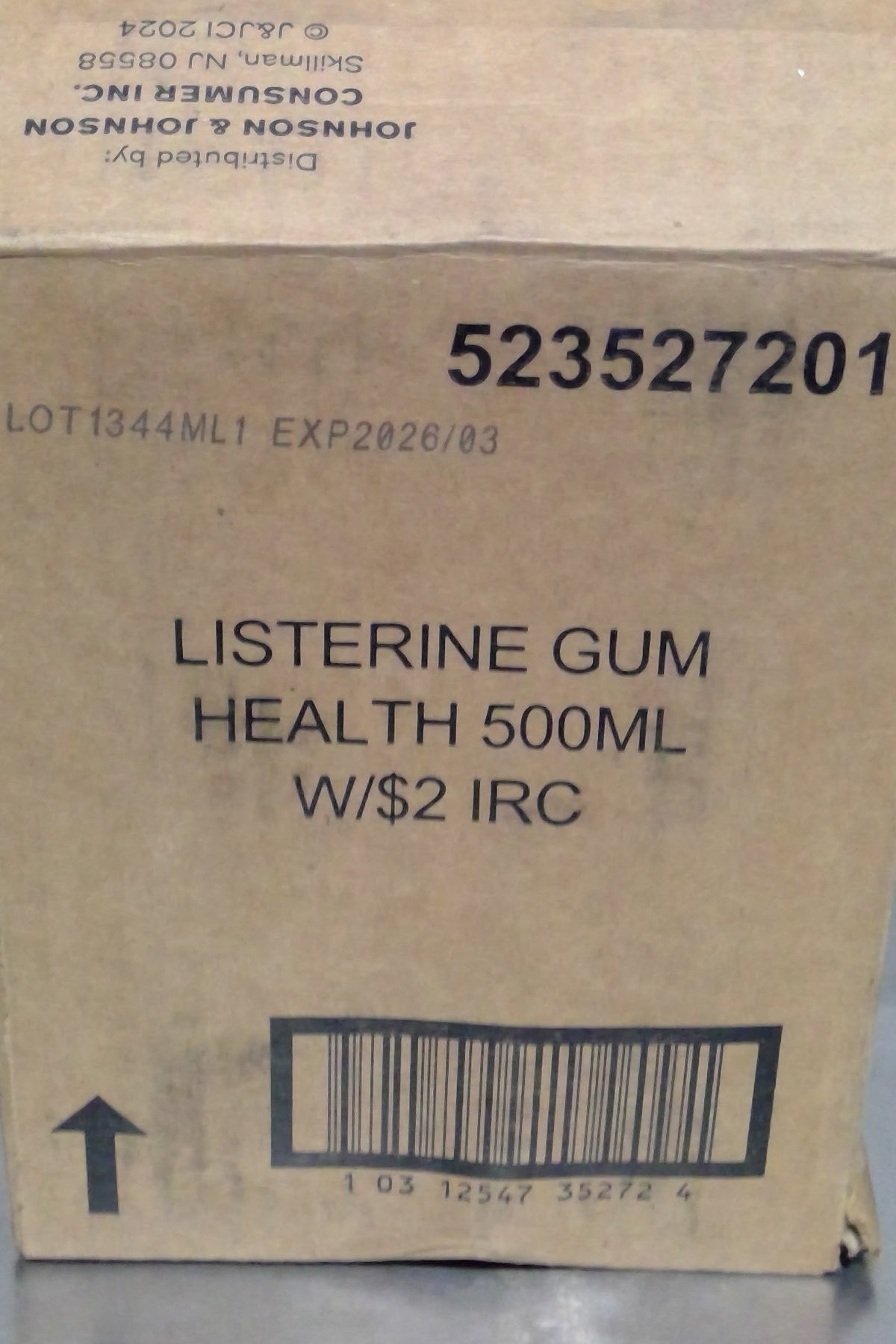 A-L143  6x LISTERINE Clinical Solutions Mouthwash Gum Health 500mL (ICY MINT)