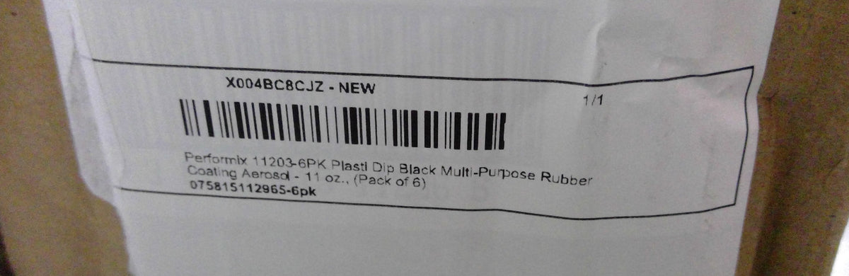 A-L194 Plasti Dip Multi-Purpose Rubber Coating Aerosol 11oz 6 Cans/Box