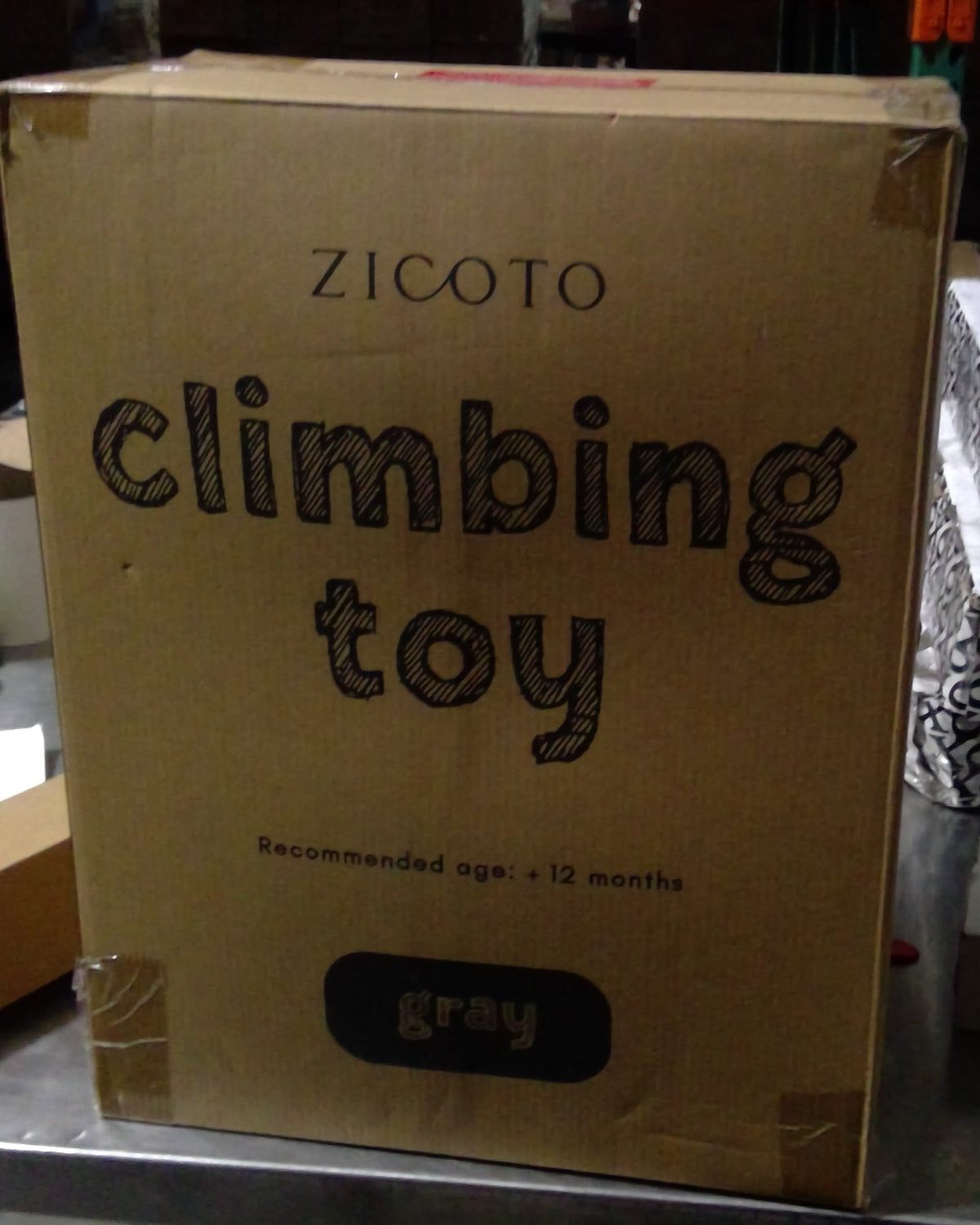 D-L15 ZICOTO Toddler Climbing Toy Set (Grey) *Balls Not Included*